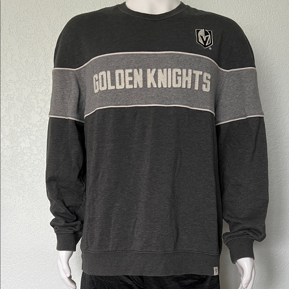 Vegas Golden Knights NHL Sweatshirt Mens XL Gray Crewneck Hockey Fan Pullover